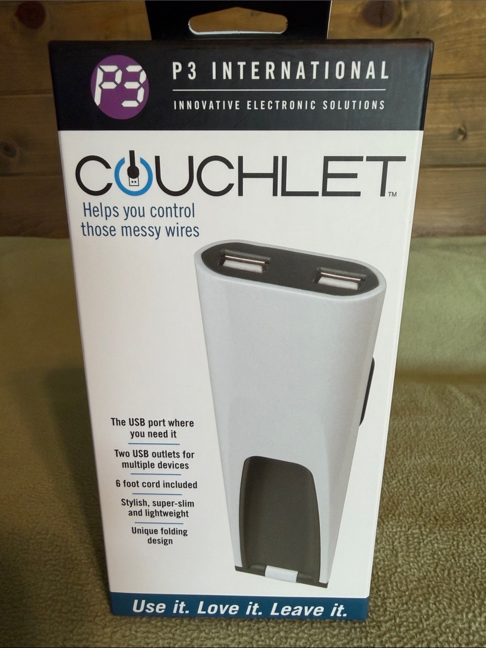 Couchlet Dual USB Charging Outlet - White by